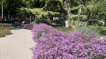 Blick von der Unterkunft