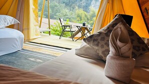 Comfort Chalet, Mountain View | In-room safe, desk, blackout drapes, soundproofing