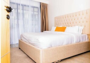 1 soverom, strykejern/-brett, reiseseng for barn og wi-fi