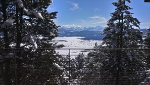 Udsigt fra overnatningsstedet