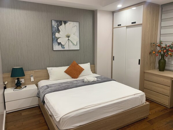 Superior Apartment, Balcony, City View | 3 bedrooms, desk, laptop workspace, blackout drapes - Mira Vinhomes D'capitale (Hanoi)