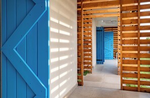 Blick von der Unterkunft