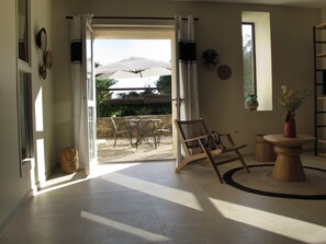 Interior - Apartment terrace for 2 people 1 Bedroom (Lagnes)