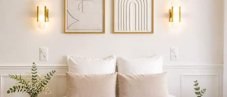 Royal Suite, Kitchen, Garden View | Egyptian cotton sheets, premium bedding, Select Comfort beds