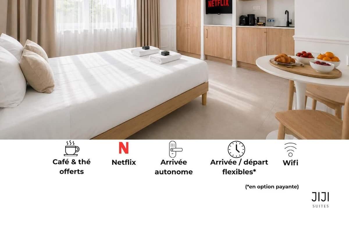 Royal Suite, Kitchen, Garden View | Egyptian cotton sheets, premium bedding, Select Comfort beds