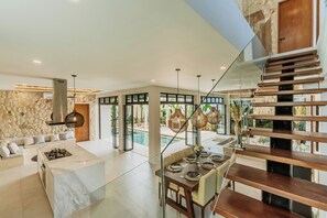 Luxury Villa, Ocean View | Living area