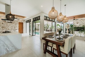 Luxury Villa, Ocean View | Living area | Flat-screen TV