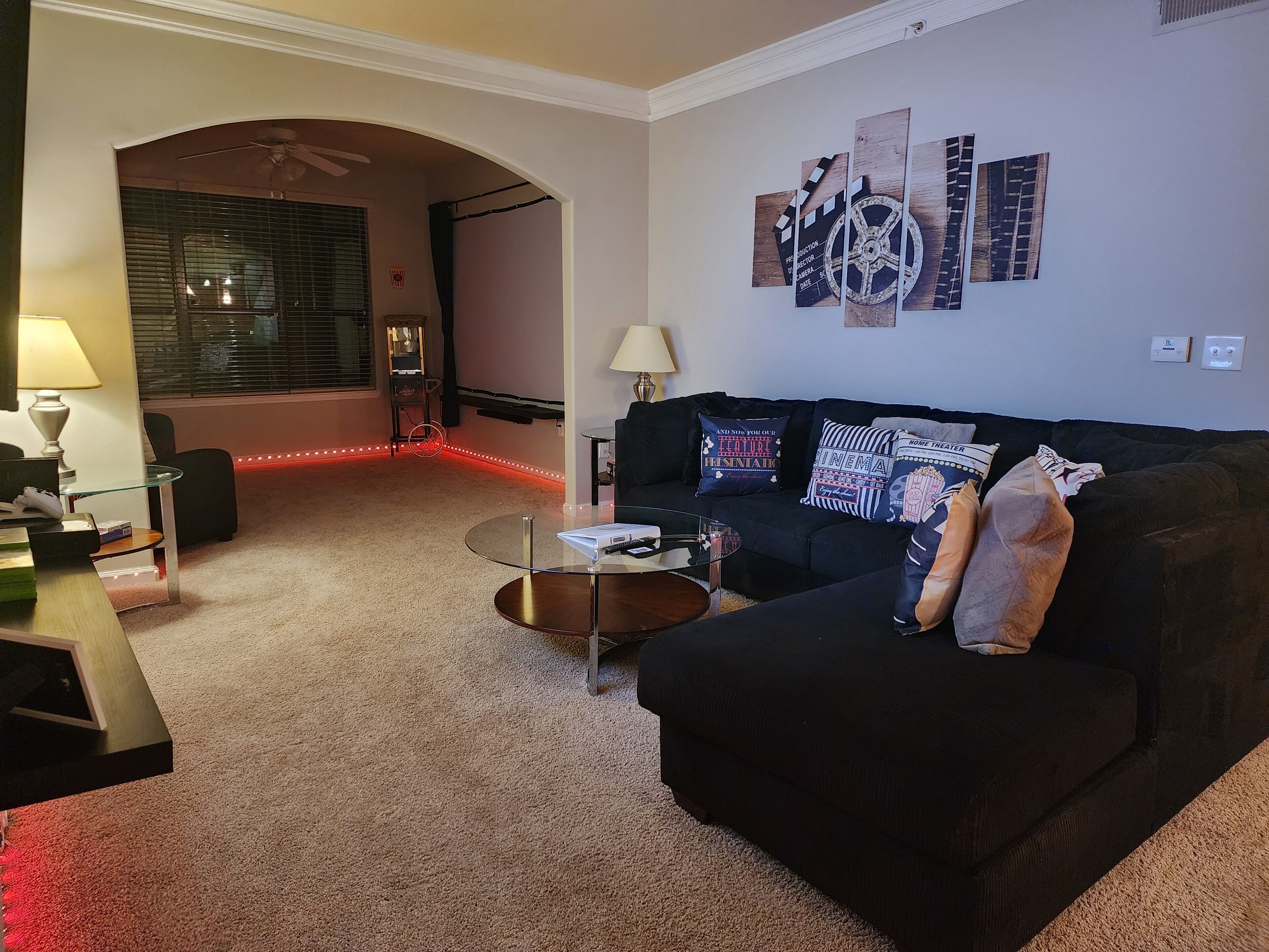 Smart TV, video games, DVD player, books