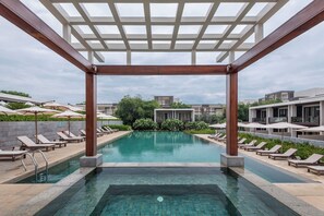 5 outdoor pools, pool umbrellas, lifeguards on site - The Salt Collections Beachfront Resort Da Nang (Da Nang)