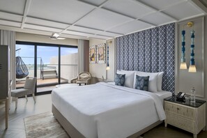 Ropa de cama de alta calidad, colchones con efecto memoria y minibar 