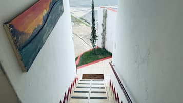 Escaleras con baranda