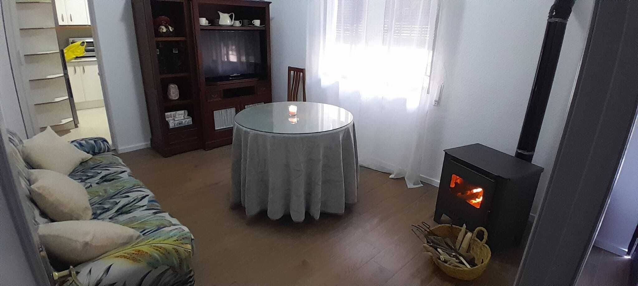 TV connectée, cheminée