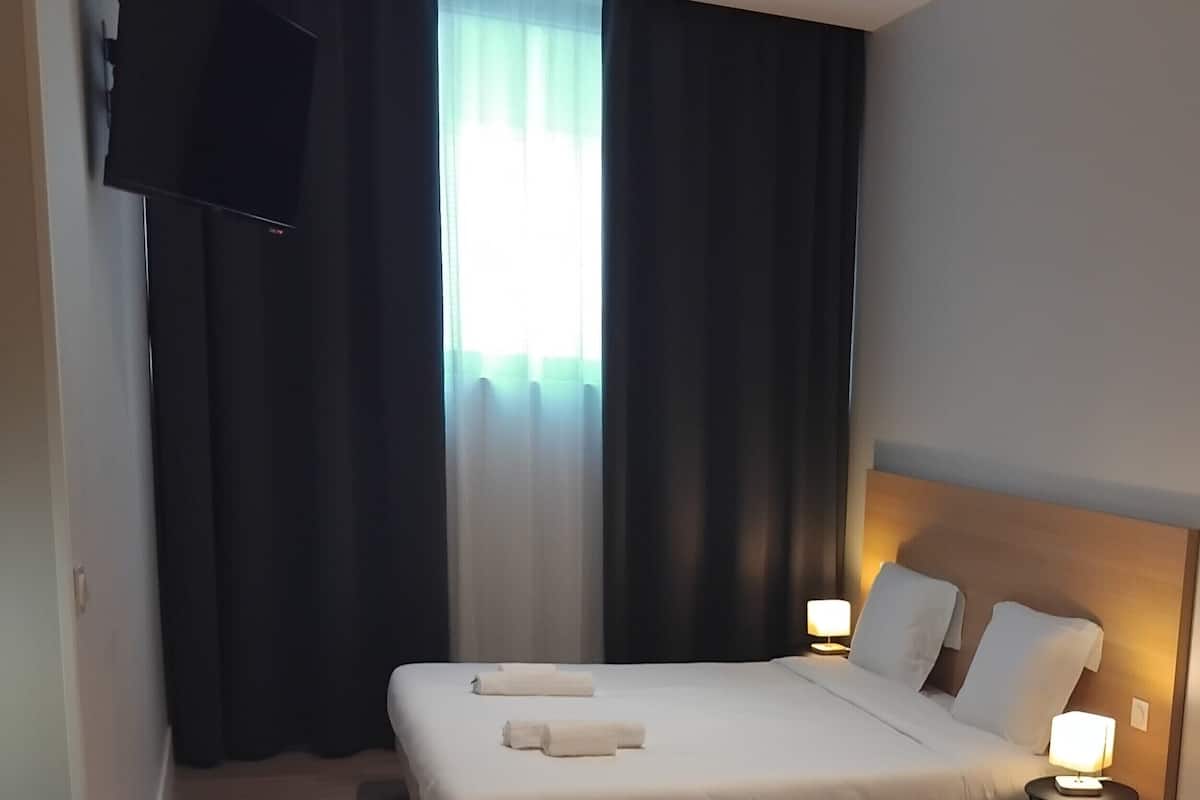 Desk, iron/ironing board (on request), WiFi (free)