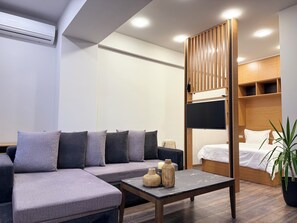 Superior-Apartment, Nichtraucher, Küche | Wohnbereich