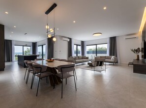 Villa (Five Bedroom Villa with Pool) | Dining room - Moonlit Mirage Villa With Pool, Gym and Sauna (Kastela)