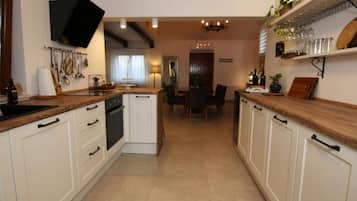 Villa (Three Bedroom Villa) | Private kitchen | Fridge