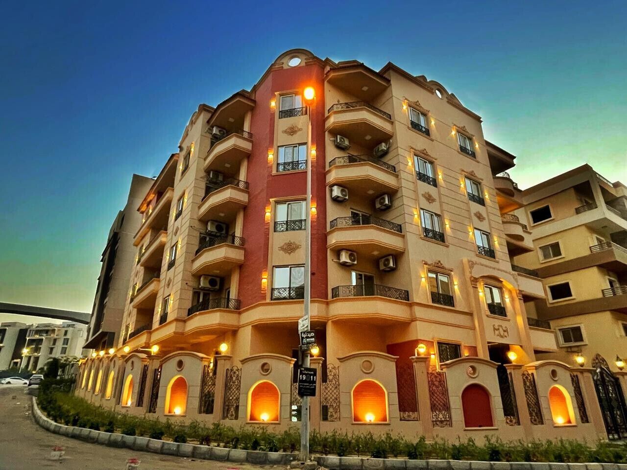 Voorkant van accommodatie