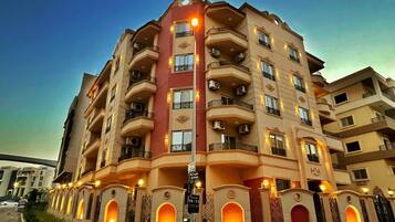 Voorkant van accommodatie