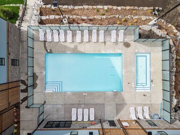 Heated pool winter and summer