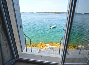 Studio (Studio Apartment with Sea View) | View from room - Seafront Rovinj Oasis Apartment (Rovinj)
