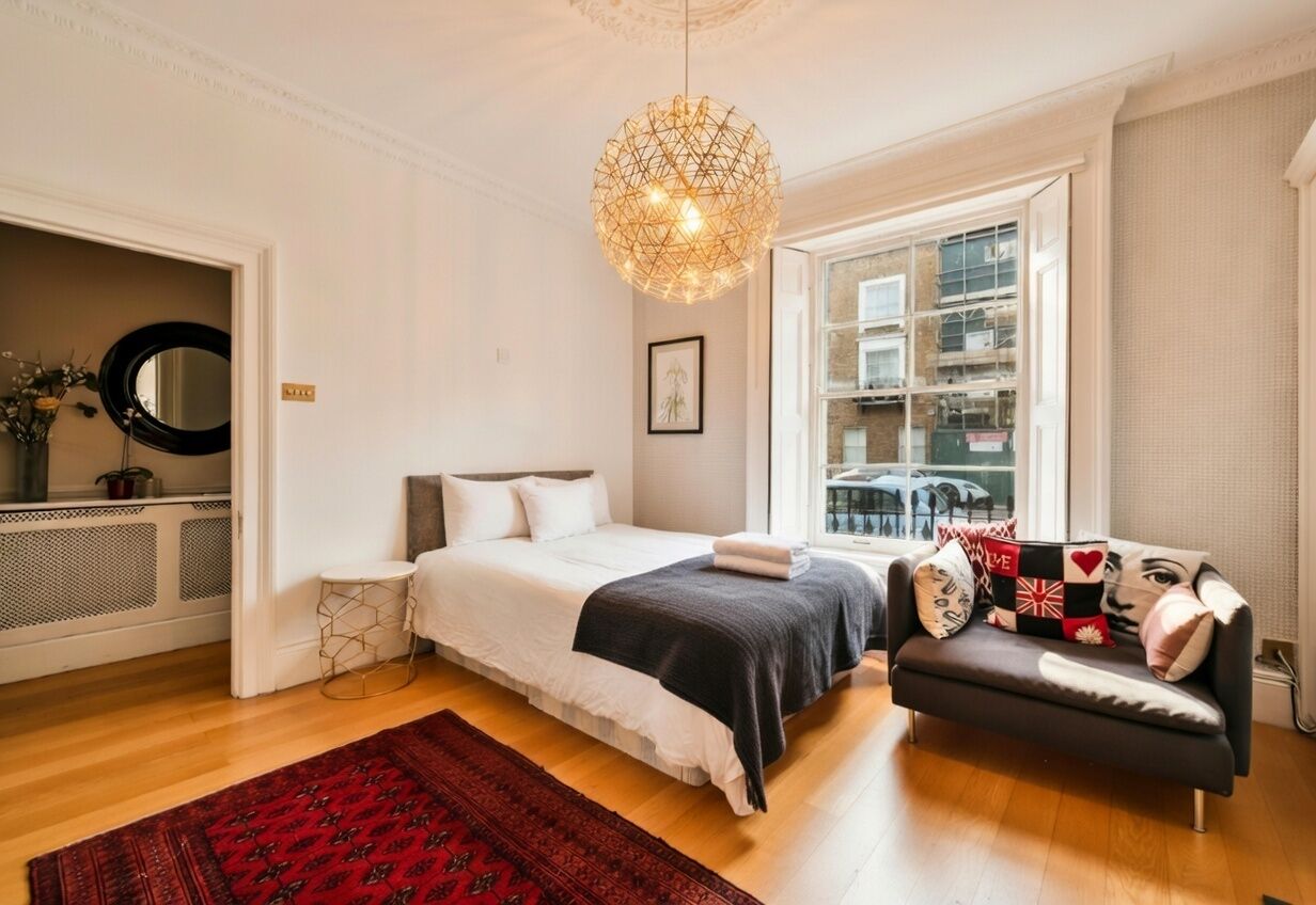 5 soverom, strykejern/-brett, wi-fi (inkludert) og sengetøy