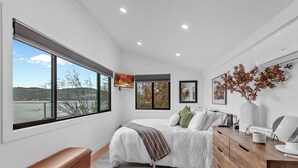 Room - Lakefront Home with Private Beach and Dock | Outdoor Dining (Harrison)