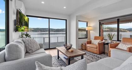 Lakefront Home with Private Beach and Dock | Outdoor Dining