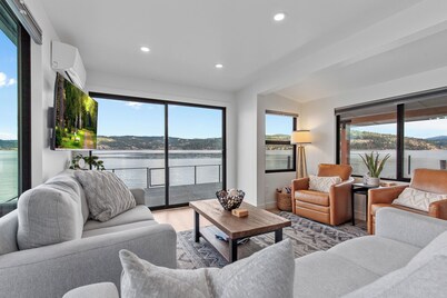 Lakefront Home with Private Beach and Dock | Outdoor Dining