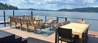New Listing! Lakefront home with Private Beach and Dock