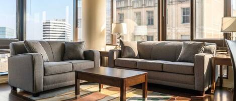 Televisie en een kantoor