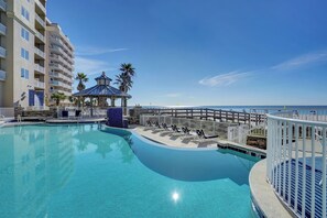 Indoor pool, a heated pool - Large Gulf Front Penthouse | Upstairs Loft | 2,866 Square Feet! (Orange Beach)
