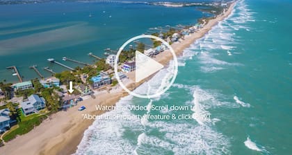 Aquarius Oceanside: 9BR/8BA Beachfront w/ Pool, Hot Tub, Elevator & Riverfront