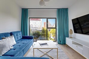 Departamento Deluxe, vista al río | 1 habitación, ropa de cama hipoalergénica y decoración personalizada 
