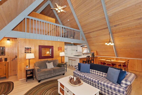 TV, fireplace, DVD player