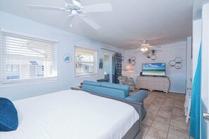 Iron/ironing board, travel crib, WiFi, bed sheets