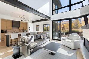 电视、壁炉、立体声音响、办公室