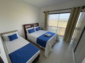 2 quartos, berço de viagem, Wi-Fi de cortesia, roupa de cama