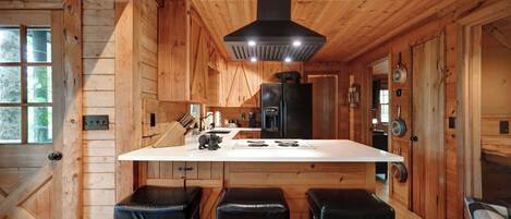 KĂŒhlschrank, Mikrowelle, Ofen, Herdplatte