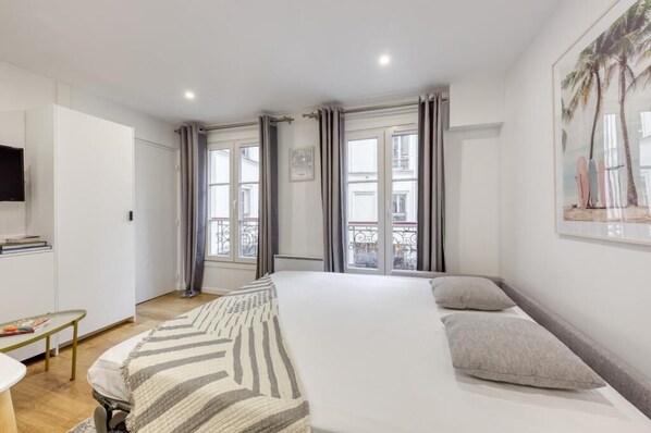 1 Schlafzimmer, Bügeleisen/Bügelbrett, kostenloses WLAN, Bettwäsche