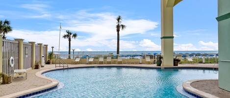 Indoor pool, a heated pool