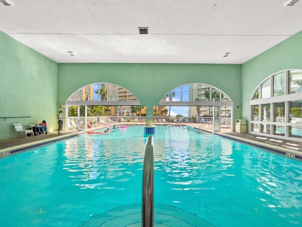 Piscine couverte, piscine chauffée