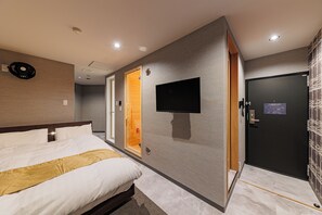 Chambre Double, 1 lit double, non-fumeurs, sauna | Literie de qualité supérieure, bureau