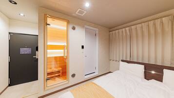 Chambre Double, 1 grand lit, non-fumeur, sauna