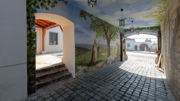Entrada de la propiedad