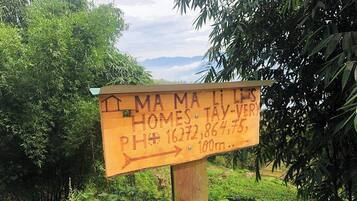 Façade de l’hébergement