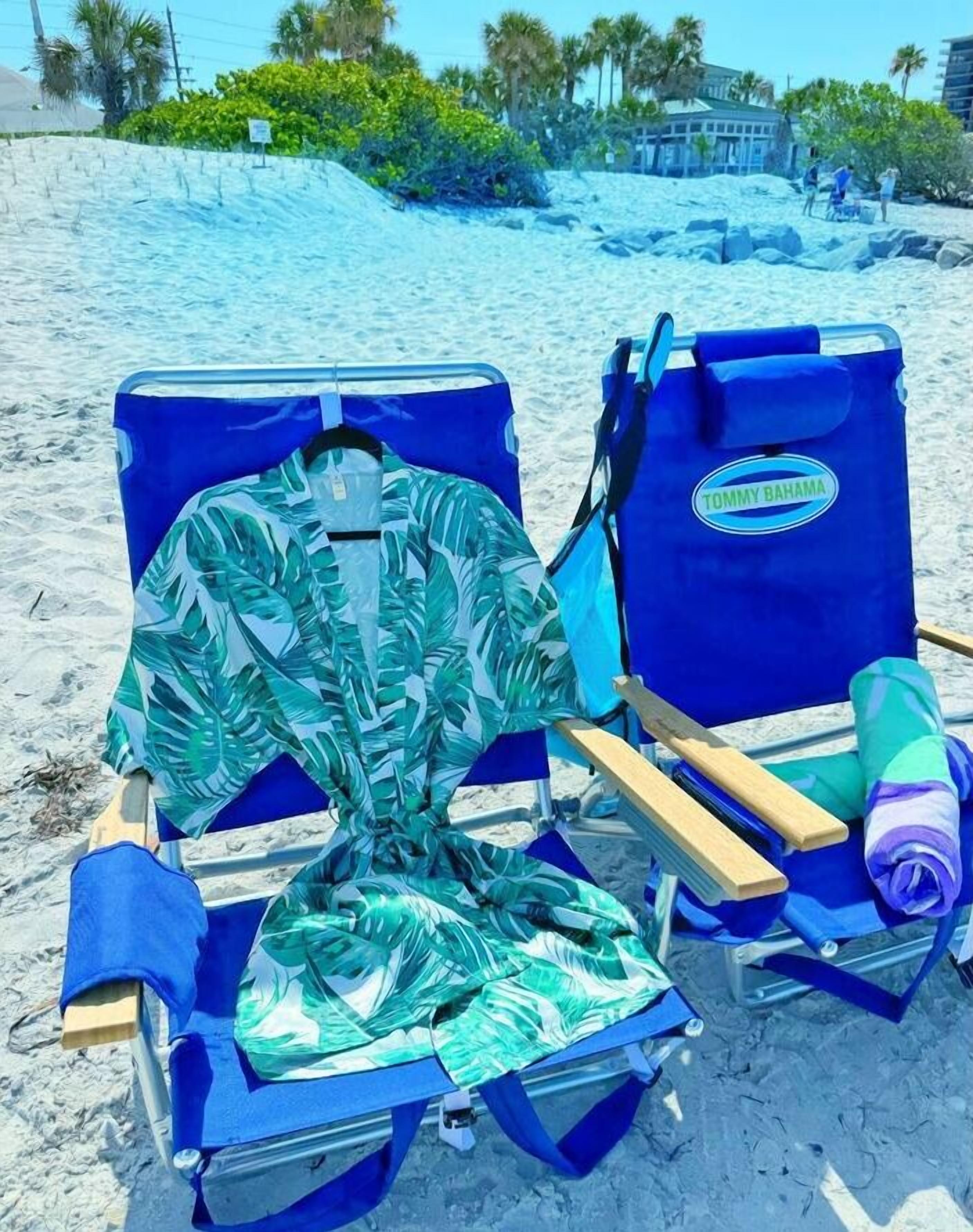 Beach towels and Beach Chairs provided