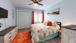 1 habitación, wifi y ropa de cama