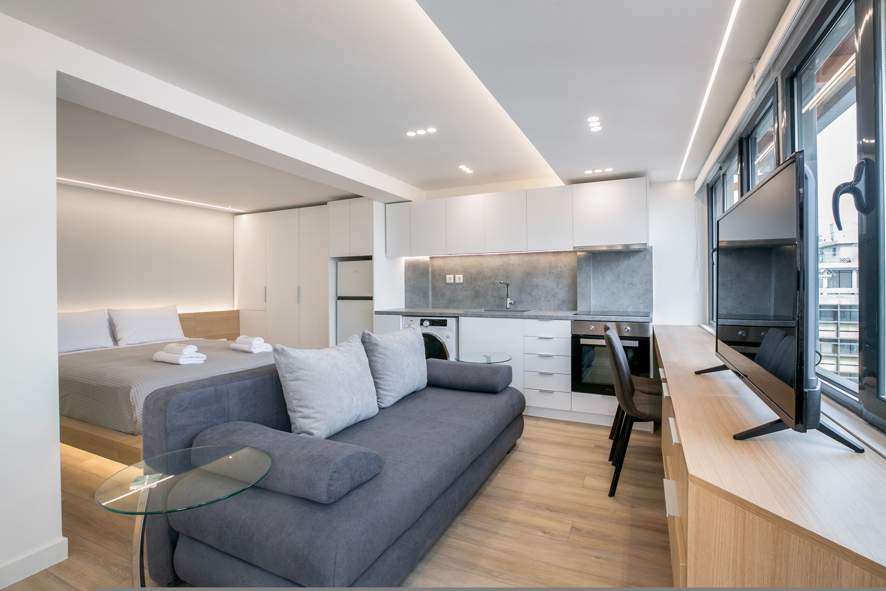 スタジオ | 12 室のベッドルーム、デスク