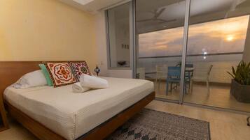 1 bedroom, bed sheets