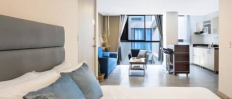 1 Schlafzimmer, Bügeleisen/Bügelbrett, Internetzugang, Bettwäsche